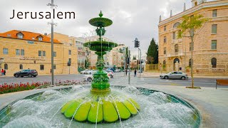 PEACEFUL JERUSALEM DURING STRIKES. From Paris Square to The Old City