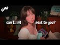 ASMR your crush sits next to you in detention ✏️✨📚 (personal attention, page turning)