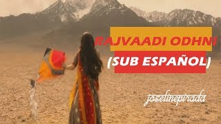 Rajvaadi odhni (Sub español | Spanish translation) | Jonita Ghandi & Team babu khan| KALANK