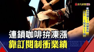 推訂閱制搶800億黑金商機! 連鎖咖啡店進駐高鐵瞄準軌道經濟｜非凡財經新聞｜20220627