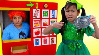 Jannie Pretend Play with Vending Machine Toy Story for Kids
