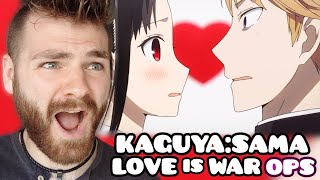 THE BEST COMEDY ANIME??!! | Kaguya-sama: Love Is War? Openings (1-4) | New Anime Fan | REACTION!