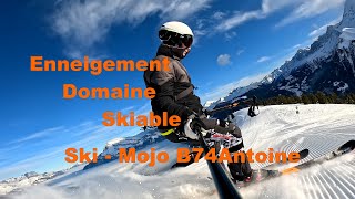 Condition neige Saint Gervais Mont Blanc, Megève, Vacances Février Ski Mojo 2023.