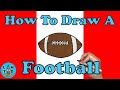 How to Draw a Football Easy