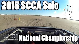 e36 BMW racing at the 2015 SCCA Solo Nationals