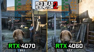 RTX 4060 Laptop vs RTX 4070 Laptop - Red Dead Redemption 2