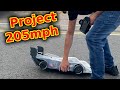 World's FASTEST RC Car project 1st run