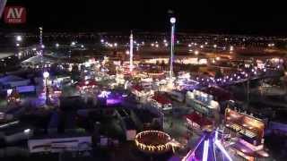 Bird's eye view of AV Fairgrounds