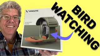 Review VINGUYS Bird Feeder with Camera Solar Powered