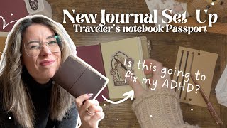 ＊My new Traveler's Notebook Passport ❀ Setting it up!＊