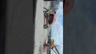 Changing a fuel filter on JLG 40ft straight boom