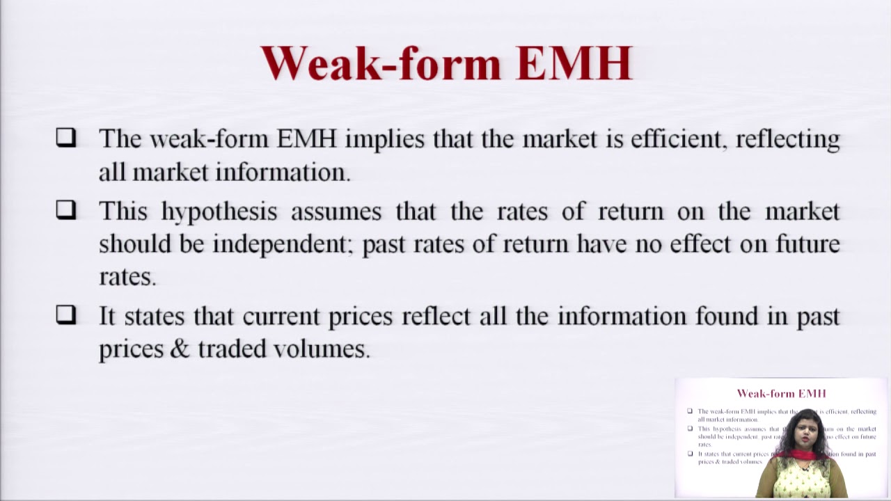 Efficient Market Hypothesis (EMH) - YouTube