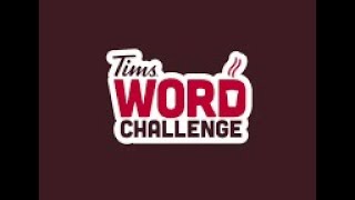 Tim Hortons, Tims Word Challenge L-55, Level 55