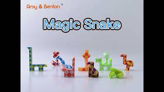 Amazon Hot Sale Variety Magic Cube Snake Puzzle!!Fidget Stress Relief Toy for Kids and Adult