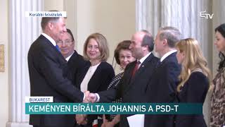 Keményen bírálta Johannis a PSD-t – Erdélyi Magyar Televízió