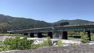 大井川鐵道 トーマス号 家山川にて