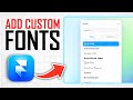 How To Add Custom Font In Framer (Full Guide)