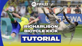 This is how to Score Richarlison's World Cup Bicycle Kick in FIFA23 | SKILLS TUTORIAL
