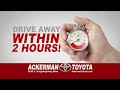 ackerman toyota october 2015 specials