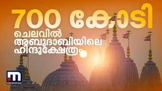 18 ലക്ഷം ഇഷ്ടിക, 402 തൂണുകൾ, 5000 ടൺ ഇറ്റാലിയൻ മാർബിൾ; 700 കോടി ചെലവിൽ അബുദാബിയിലെ ഹിന്ദുക്ഷേത്രം