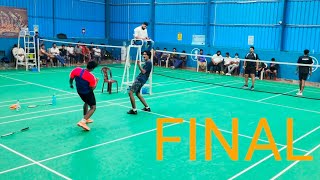 VARSHITH\u0026SAI PRUDHVI  V/S JAYAN JAMES\u0026VIGNESH M.R.HUB OPEN BADMINTON TOURNAMENT TELANGANA | FINAL