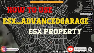 Pemasangan Script Esx Advancedgarage \u0026 Esx Property