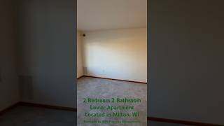 2 Bed 2 Bath Lower Apartment located in Milton, WI. https://www.srbrentals.net/available-properties