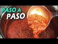 Cómo hacer SALSA BOLOÑESA FÁCIL