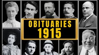 Famous Hollywood Celebrities We've Lost in 1915 - Obituary in 1915
