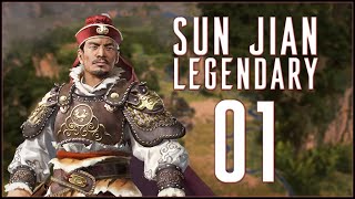 THE TIGER OF JIANGDONG - Sun Jian (Legendary Romance) - Total War: Three Kingdoms - Ep.01!