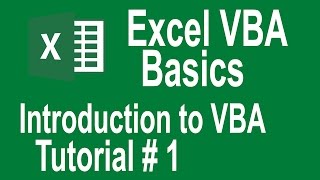 excel vba programming Basics Tutorial # 1 | Writing Our First Macro