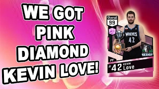WE GOT PINK DIAMOND KEVIN LOVE IN NBA2K17!