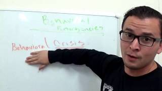 EMT Behavioral Emergency