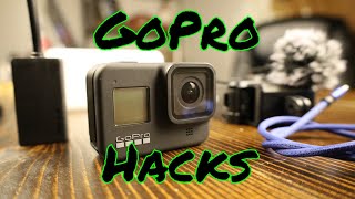 GoPro Battery and Microphone Hacks | GoPro Mic Adapter | GoPro Hero 9 Accessories #Shorts