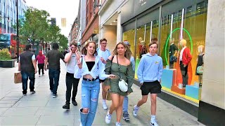 🥰Inside Selfridges, Oxford Street, Hyde Park, London Summer Walk, August 2021 (4K)