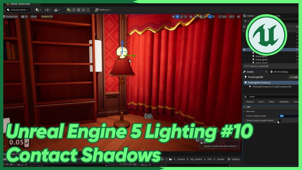 Unreal Engine 5 Lighting 10 Contact Shadows Youtube