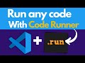 Run any code on visual studio code's console | CodeLive | Code Runner