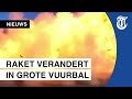 Gigantische explosie bij raketlanding SpaceX