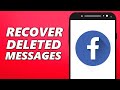 How to Recover Deleted Facebook Messages 2025 | Restore Deleted Facebook Messages