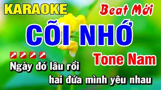 Karaoke Cõi Nhớ D#m (Beat Mới) Tone Nam Nhạc Sống | Hoài Phong Organ