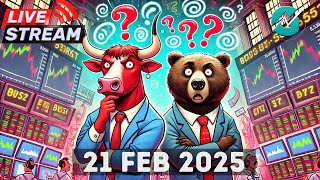 Live Market analysis on 21 Feb 2025 | Nifty Trading Plan  | Banknifty Strategy | game of charts