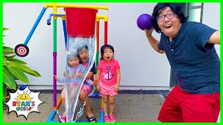 Dunk Tank Challenge Kids vs Parents Family Fun Activities!
