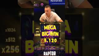 OMG BIG WIN ! CRAZY bonus win raptor 1000x#slotvideos #slots #bigwin