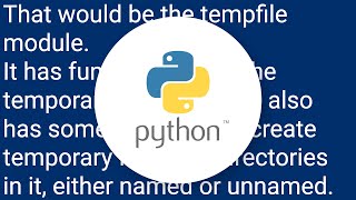 Cross-platform way of getting temp directory in Python