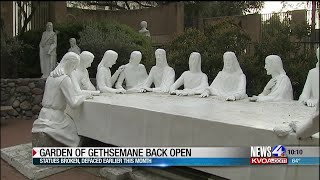 Garden of Gethsemane reopens after vandals ruin statues