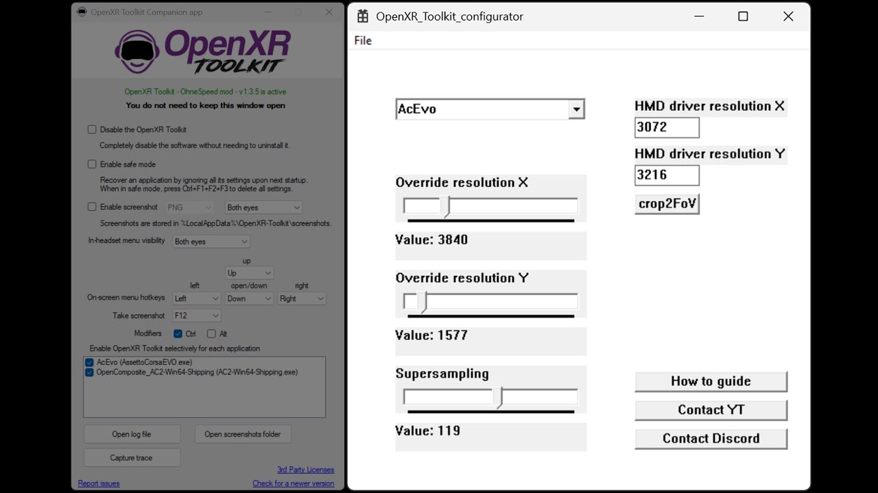 Openxr Toolkit Configurator Youtube