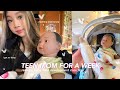 being a teen mom for a week vlog | realcare baby final project 🍼