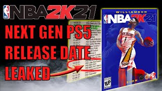 NBA 2K21 NEXT GEN PS5 RELEASE DATE LEAKED FROM GAMESTOP & MORE!