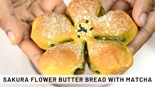 Easy Sakura Butter Bread: Matcha Green Tea Filling Recipe Guide