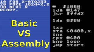 Basic VS Assembly Language - Speed Comparison